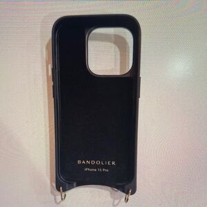 Bandolier Midnight Black iPhone 15 Pro Case